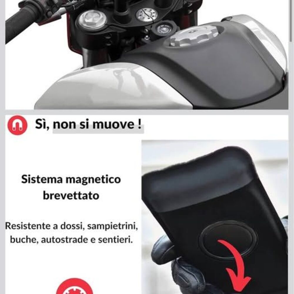 Shapeheart Magnetic Bike Phone Holder – Waterproof + Anti Vibration